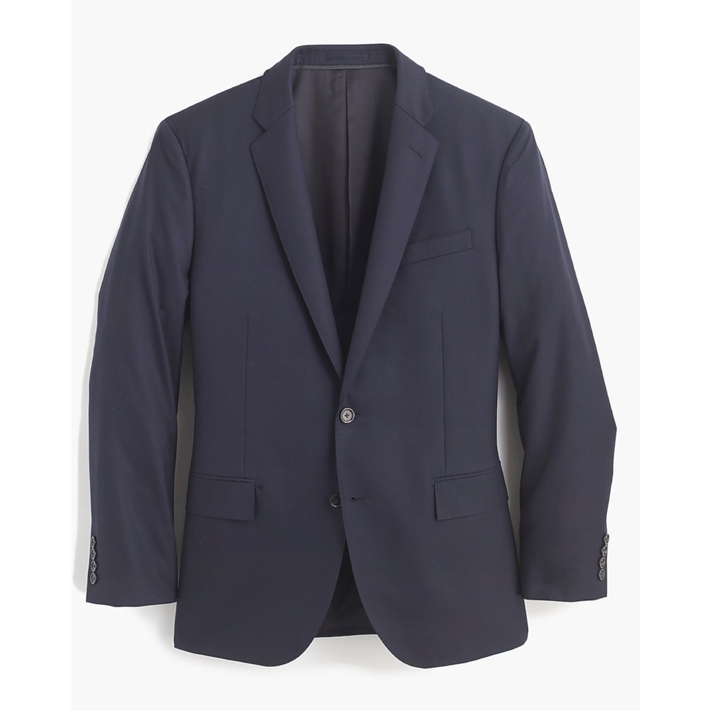 J. Crew Men’s Ludlow Classic-Fit Suit Jacket with Center Vent in Italian Wool